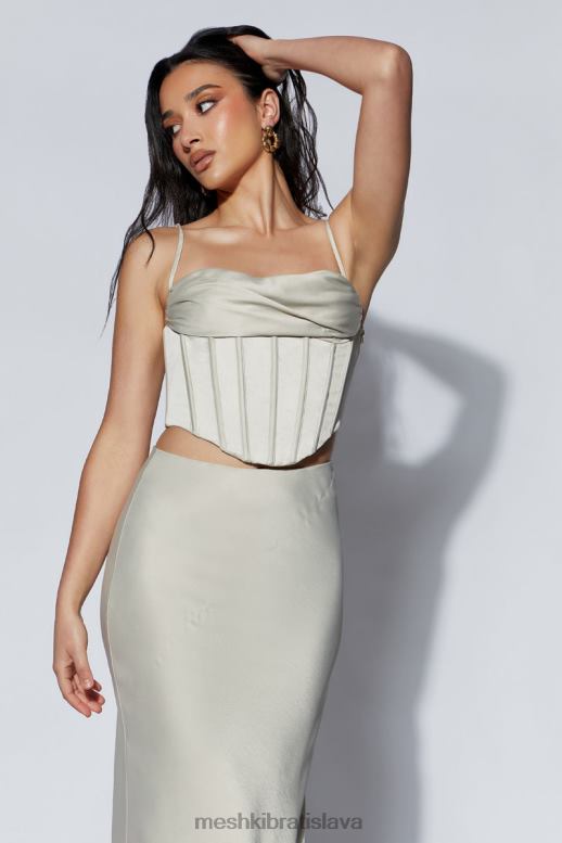 Meshki cyra korzetový top oblečenie pšenica 4N0F61054