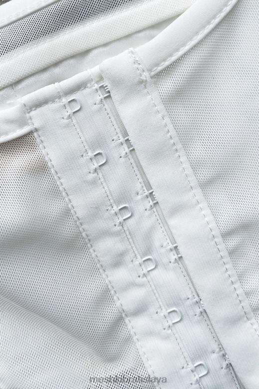 Meshki delaney korzet bustier oblečenie biely 4N0F6907