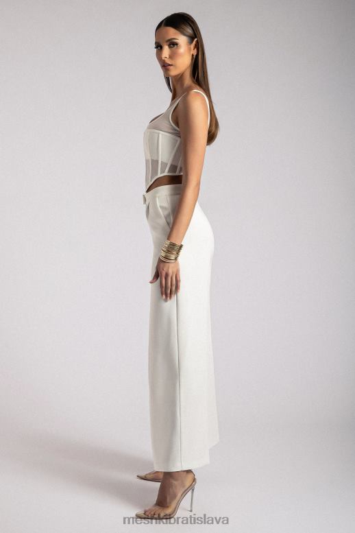 Meshki delaney korzet bustier oblečenie biely 4N0F6907