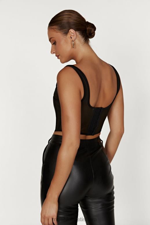 Meshki delaney korzet bustier oblečenie čierna 4N0F6875
