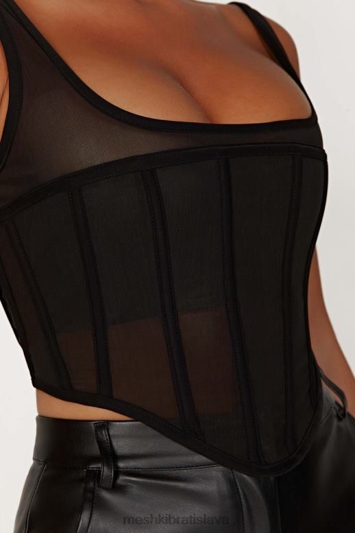 Meshki delaney korzet bustier oblečenie čierna 4N0F6875