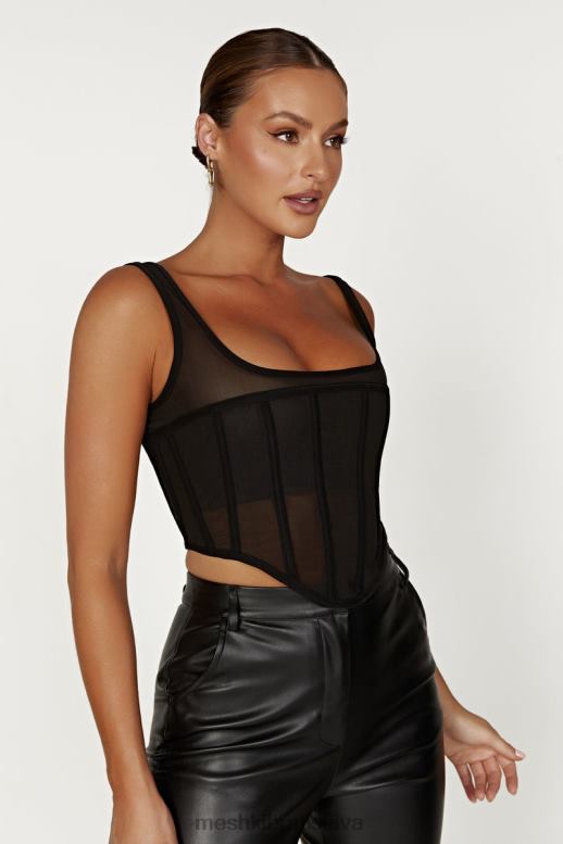 Meshki delaney korzet bustier oblečenie čierna 4N0F6875