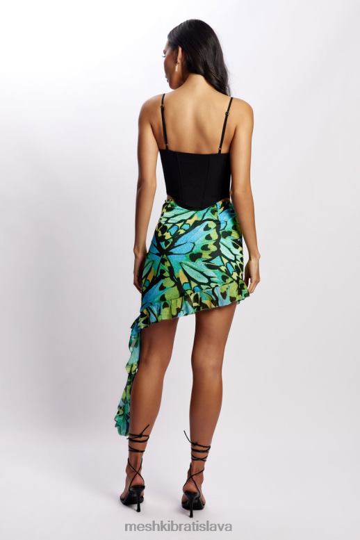 Meshki korzetový top janice longline oblečenie čierna 4N0F61051