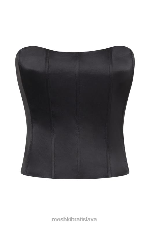 Meshki šnurovací korzet amaya oblečenie čierna 4N0F6995