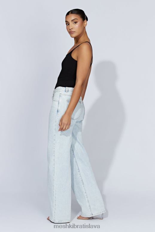 Meshki alexis rebrovaný cami longline top oblečenie čierna 4N0F61146