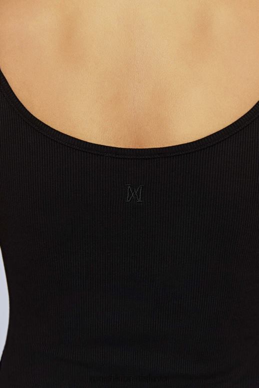 Meshki alexis rebrovaný cami longline top oblečenie čierna 4N0F61146