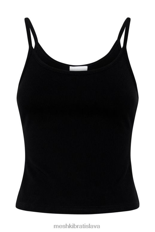 Meshki alexis rebrovaný cami longline top oblečenie čierna 4N0F61146