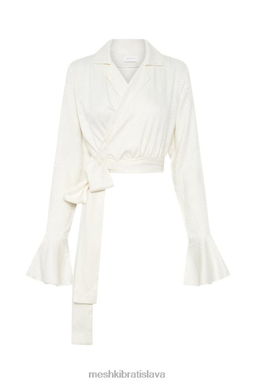 Meshki analize wrap top oblečenie kosť 4N0F61006