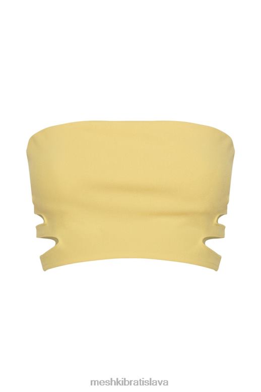 Meshki audrina vystrihnutá bandeau top oblečenie žltá 4N0F61190