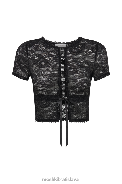 Meshki farrah strečový krajkový vintage top oblečenie čierna 4N0F6822