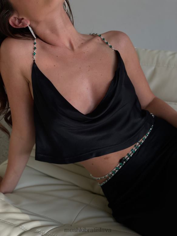 Meshki havva diamantový top oblečenie čierna 4N0F61042