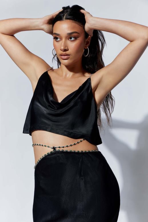 Meshki havva diamantový top oblečenie čierna 4N0F61042