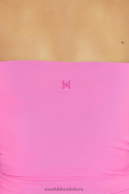 Meshki kaitlyn zlatko top na tenké ramienka oblečenie žuvačka ružová 4N0F6977