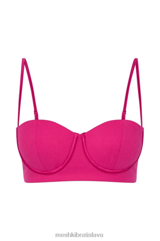 Meshki krepový top fiorella oblečenie fuchsiová 4N0F61160