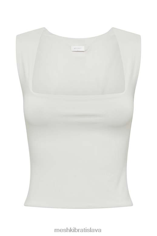 Meshki linley recyklovaný nylon dlhý vlasec top oblečenie ľadovo šedá 4N0F6775