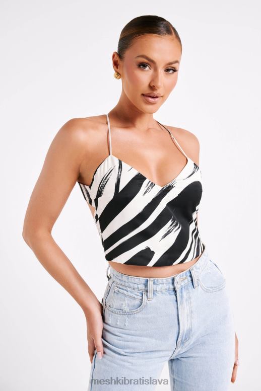 Meshki ohlávka felicia s potlačou oblečenie abstraktná tlač 4N0F6753