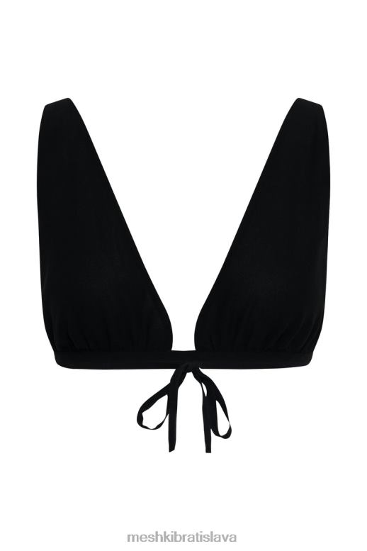 Meshki sedmokráska šifónový top oblečenie čierna 4N0F61211