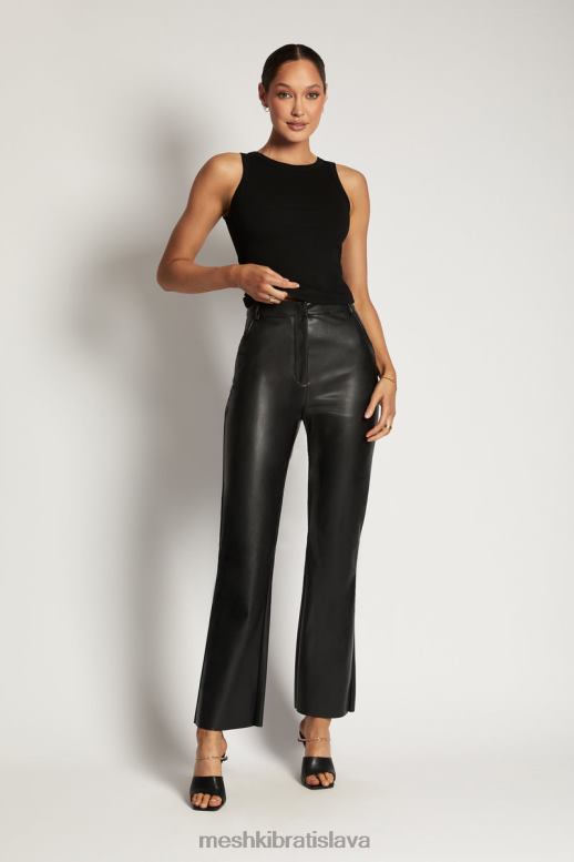 Meshki zanna rebrované tielko oblečenie čierna 4N0F6908