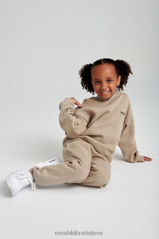 Meshki bernie ku mikina s kapucňou oblečenie cement 4N0F61500