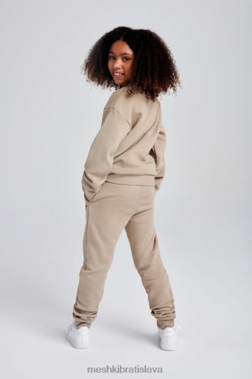 Meshki fénix ku crewneck jumper oblečenie cement 4N0F61492