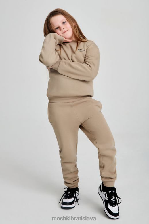 Meshki fénix ku crewneck jumper oblečenie cement 4N0F61492