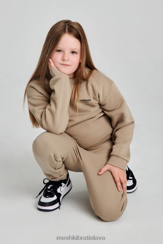 Meshki fénix ku crewneck jumper oblečenie cement 4N0F61492