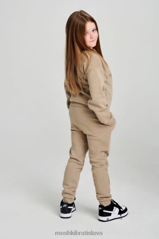 Meshki fénix ku crewneck jumper oblečenie cement 4N0F61492