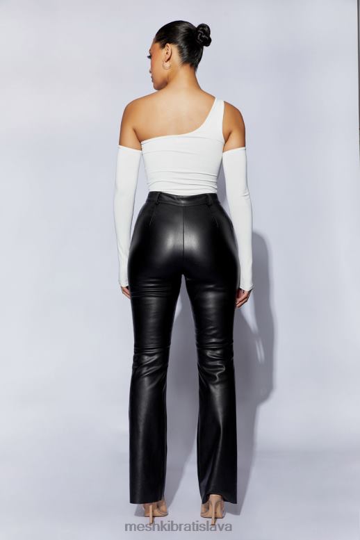 Meshki lexi jedno rameno vystrihnuté body oblečenie biely 4N0F61053