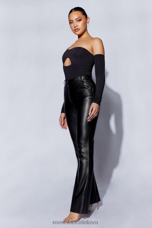 Meshki lexi jedno rameno vystrihnuté body oblečenie čierna 4N0F61111