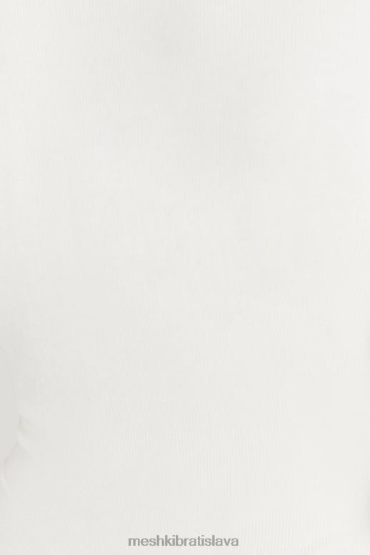 Meshki naomi body s dlhym rukavom oblečenie biely 4N0F6925