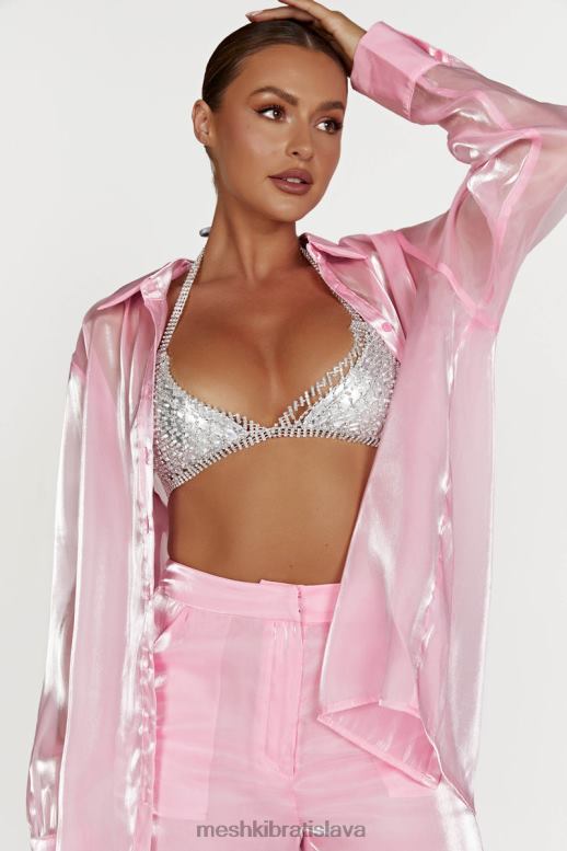 Meshki Neva diamante bralette oblečenie striebro 4N0F6884