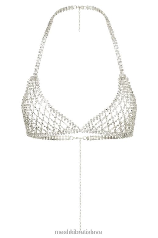 Meshki Neva diamante bralette oblečenie striebro 4N0F6884