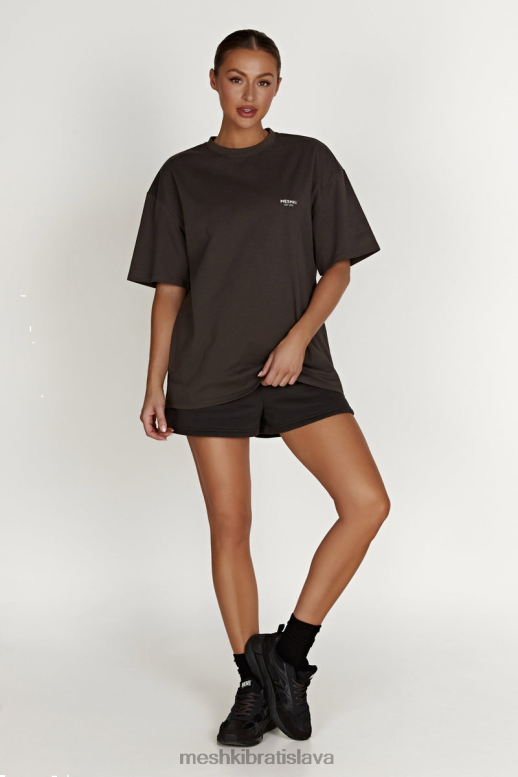 Meshki Jaimie oversized tričko oblečenie súmrak čierna 4N0F6807