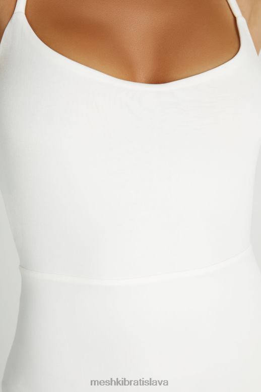 Meshki kombinéza brinley slinky jersey oblečenie biely 4N0F61405
