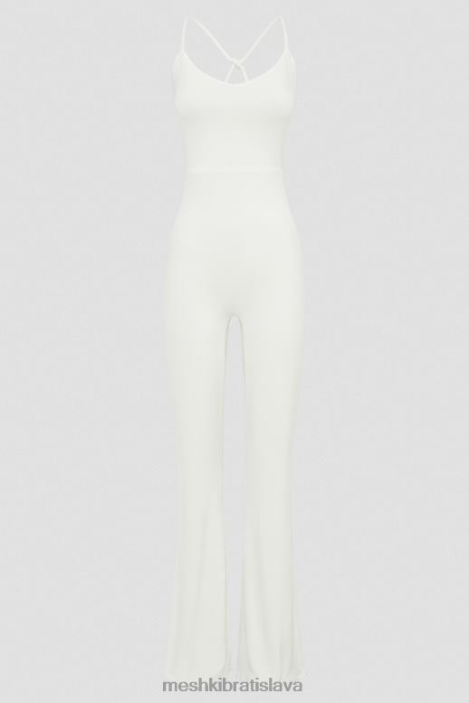 Meshki kombinéza brinley slinky jersey oblečenie biely 4N0F61405