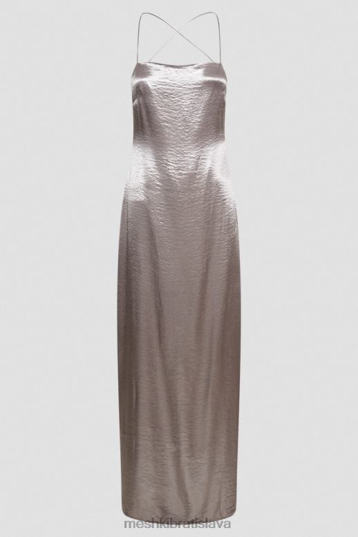 Meshki Whitney wetlook maxi šaty oblečenie bronz 4N0F6246