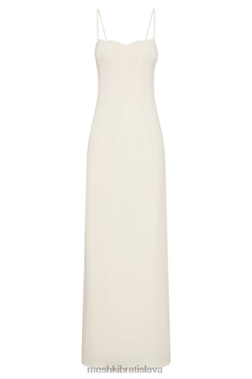 Meshki amorette čipkované maxi šaty oblečenie kosť 4N0F6279