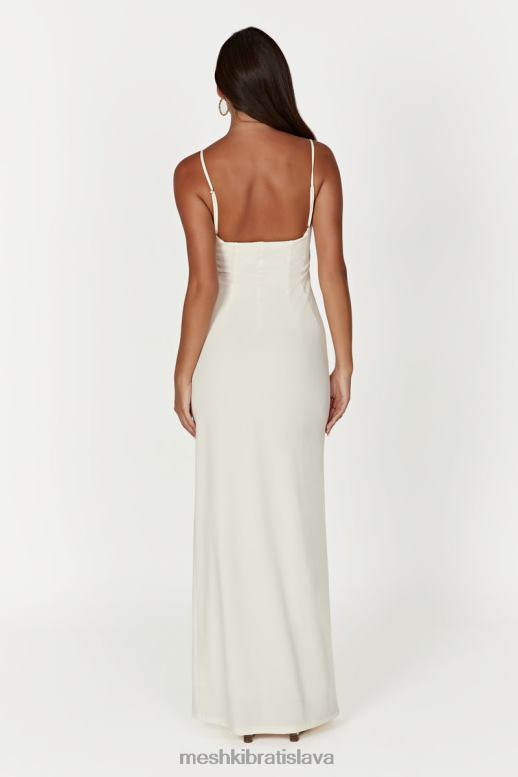 Meshki amorette čipkované maxi šaty oblečenie kosť 4N0F6279