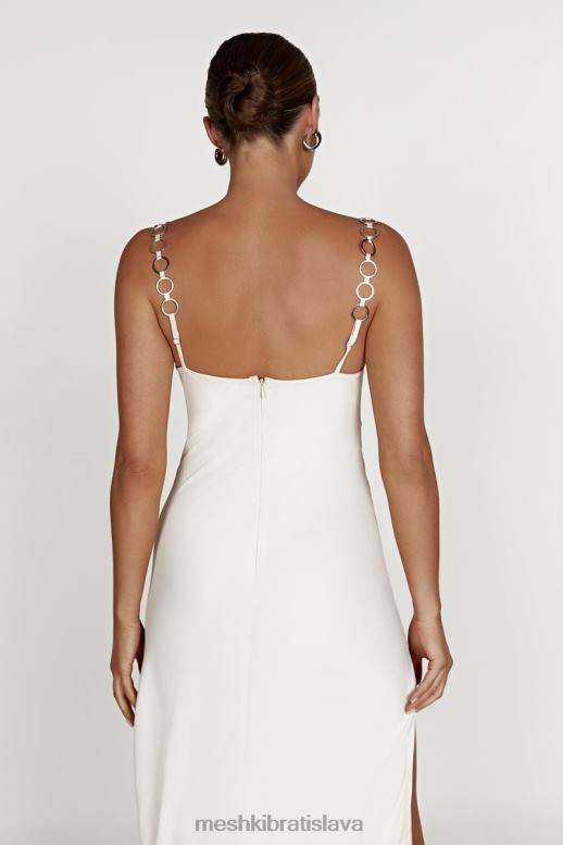 Meshki maxi šaty farren ring oblečenie béžová 4N0F6744