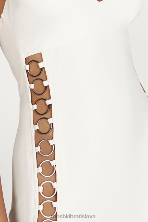 Meshki maxi šaty farren ring oblečenie béžová 4N0F6744