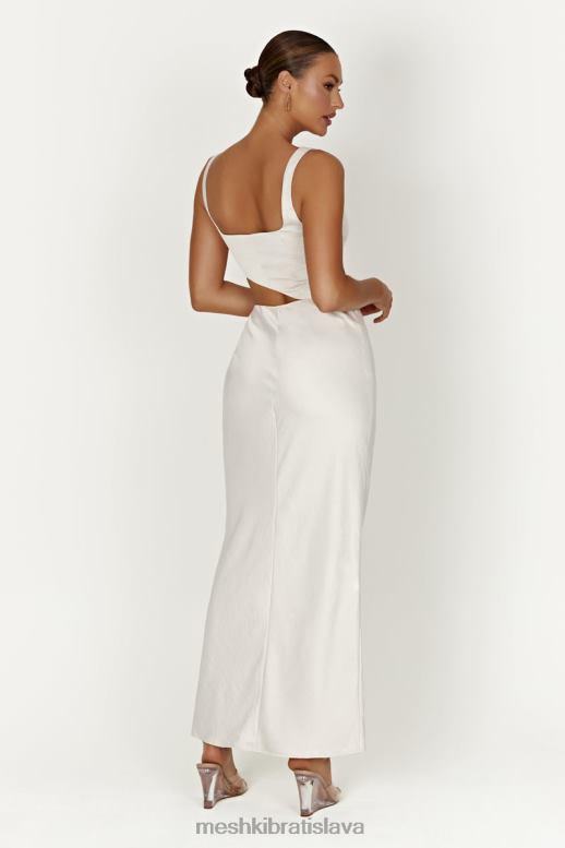 Meshki maxi šaty gianna oblečenie striebro 4N0F6424