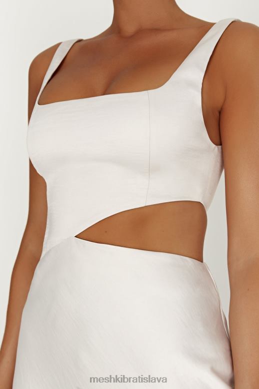 Meshki maxi šaty gianna oblečenie striebro 4N0F6424