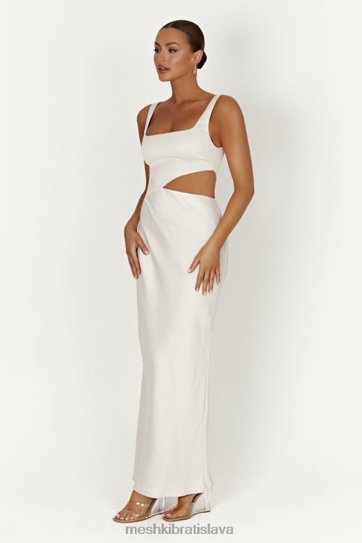 Meshki maxi šaty gianna oblečenie striebro 4N0F6424