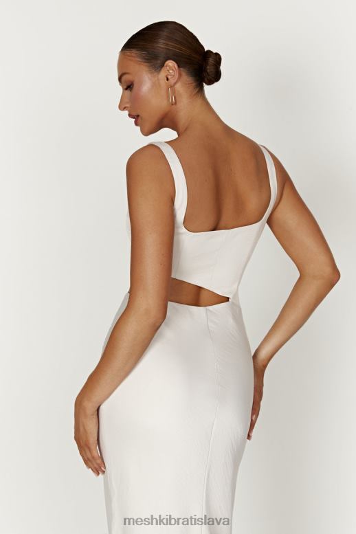 Meshki maxi šaty gianna oblečenie striebro 4N0F6424