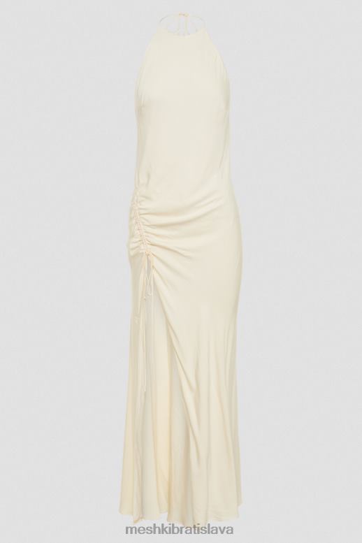 Meshki maxi šaty polly halter oblečenie kosť 4N0F6129