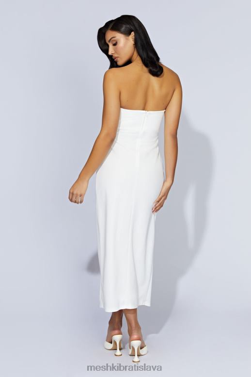 Meshki Midi šaty mercer s e-háčikom oblečenie kosť 4N0F6686
