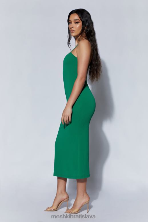 Meshki ariya hardvérové ​​midi šaty oblečenie smaragd 4N0F6631