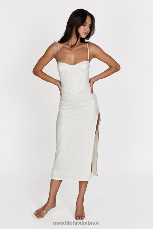 Meshki korzetové midi šaty maggie oblečenie kosť 4N0F6570