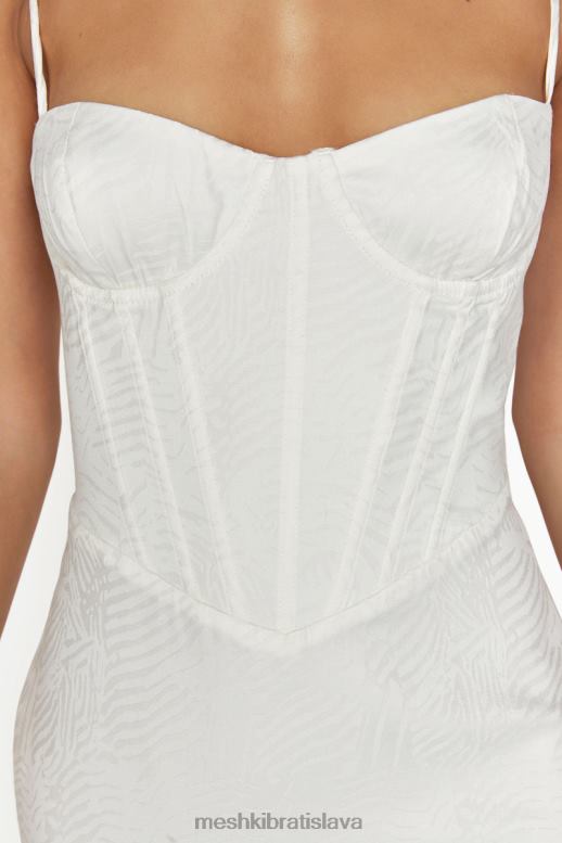 Meshki korzetové midi šaty maggie oblečenie kosť 4N0F6570