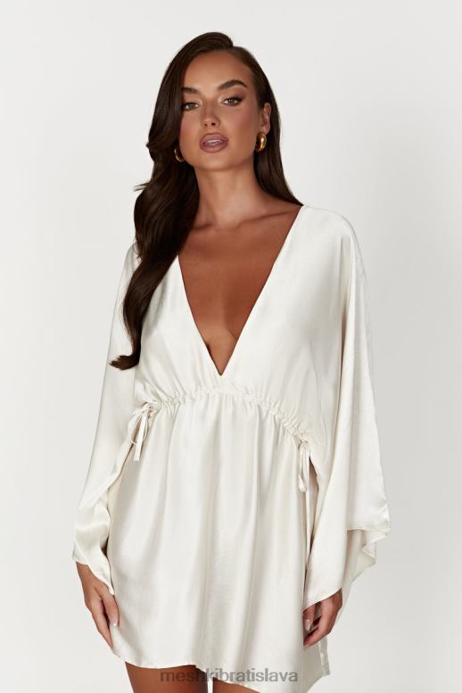 Meshki Minišaty plisované kimono esmerlda oblečenie slonovina 4N0F6563